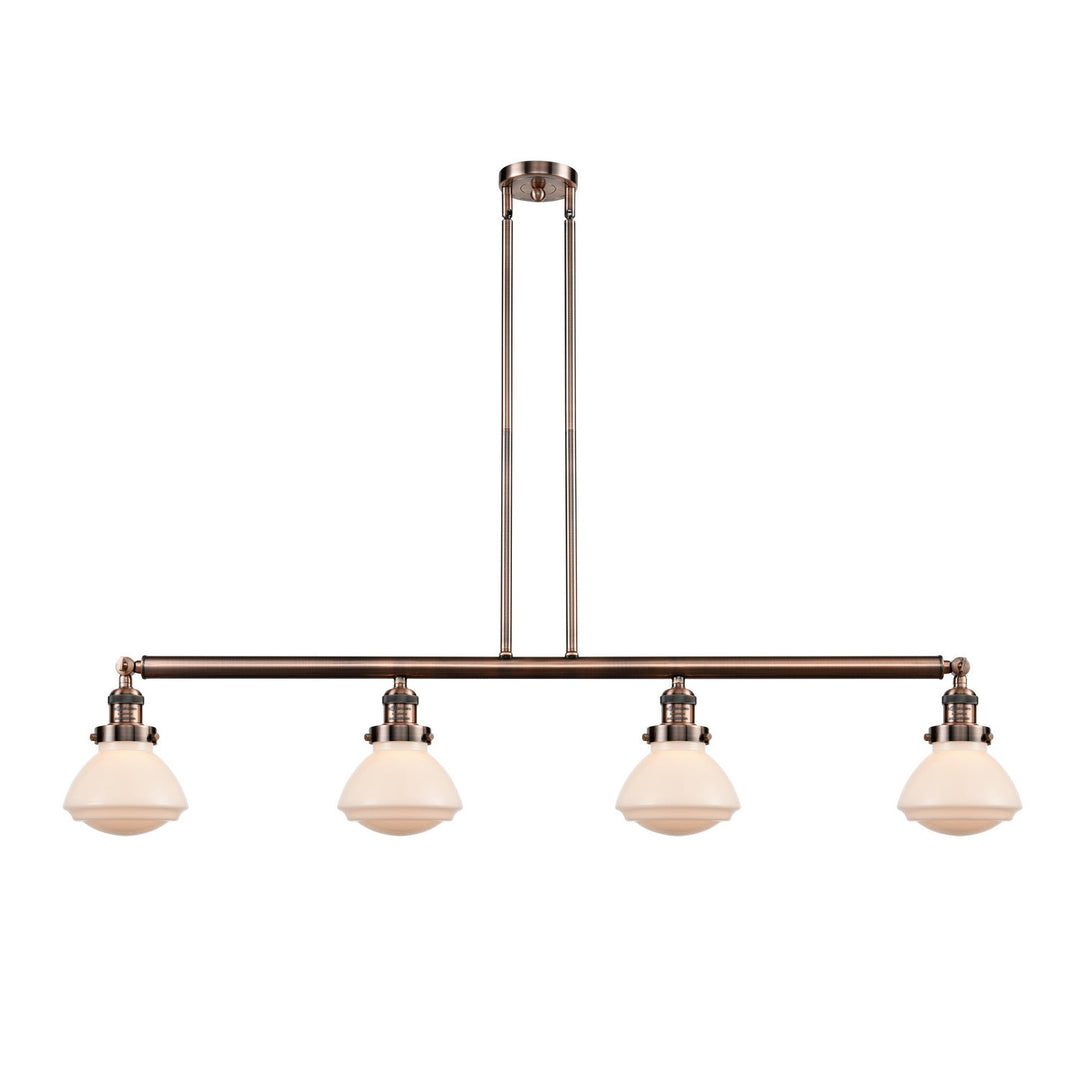 Innovations Franklin Restoration 214-AC-G321-LED Pendant Light - Antique Copper
