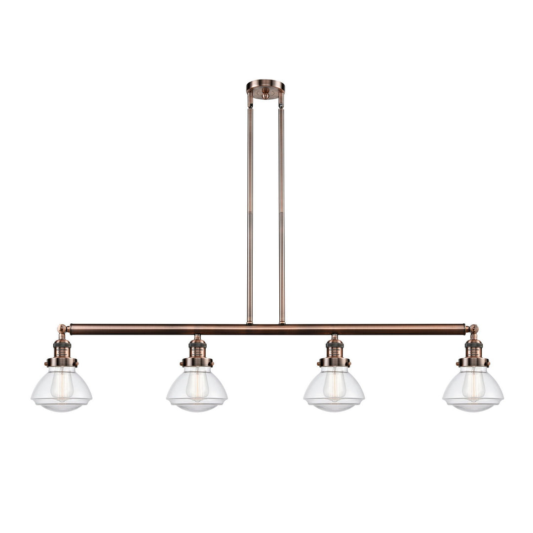 Innovations Franklin Restoration 214-AC-G322 Pendant Light - Antique Copper