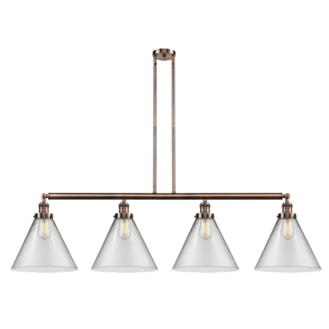 Innovations Franklin Restoration 214-AC-G42-L-LED Pendant Light - Antique Copper