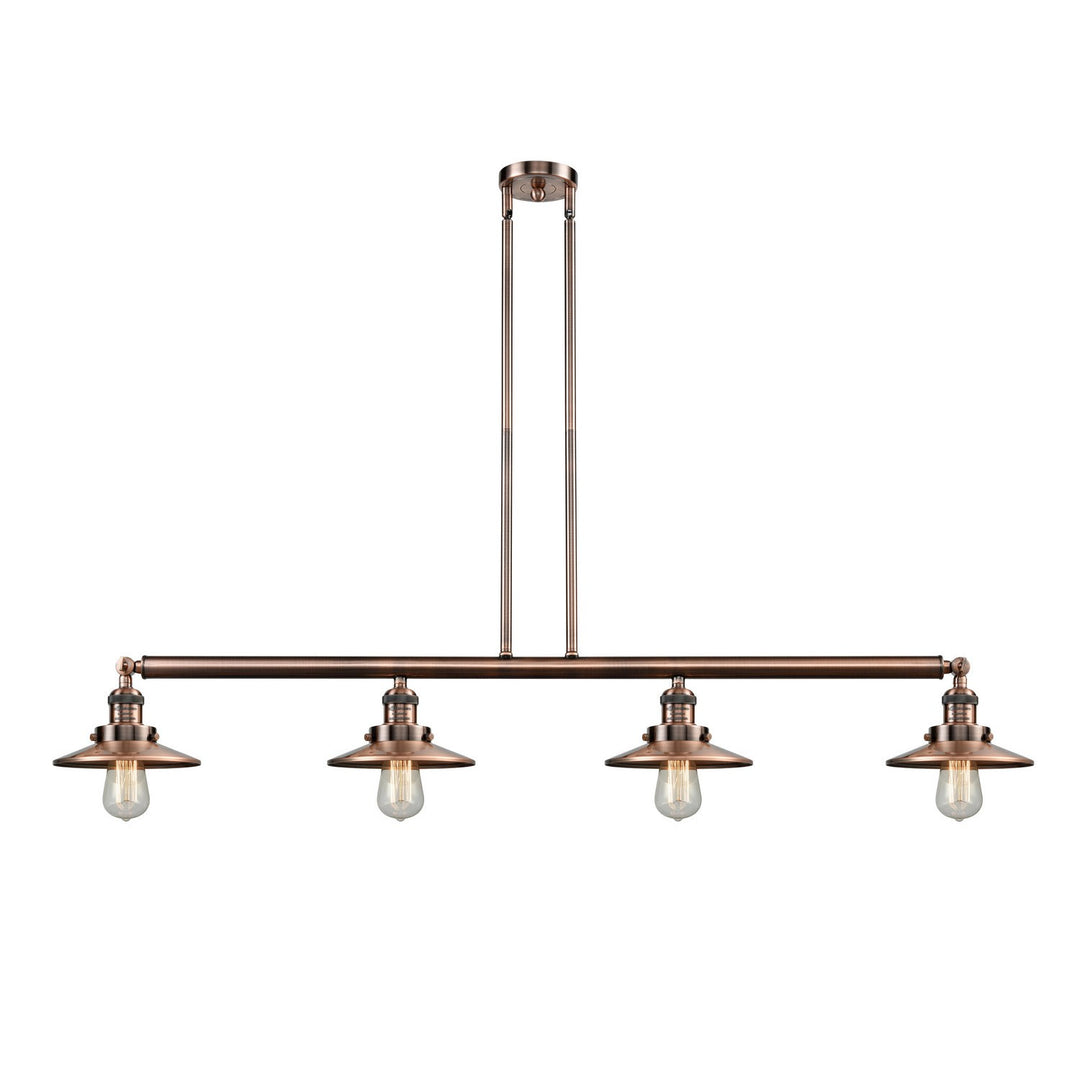 Innovations Franklin Restoration 214-AC-M3-LED Pendant Light - Antique Copper