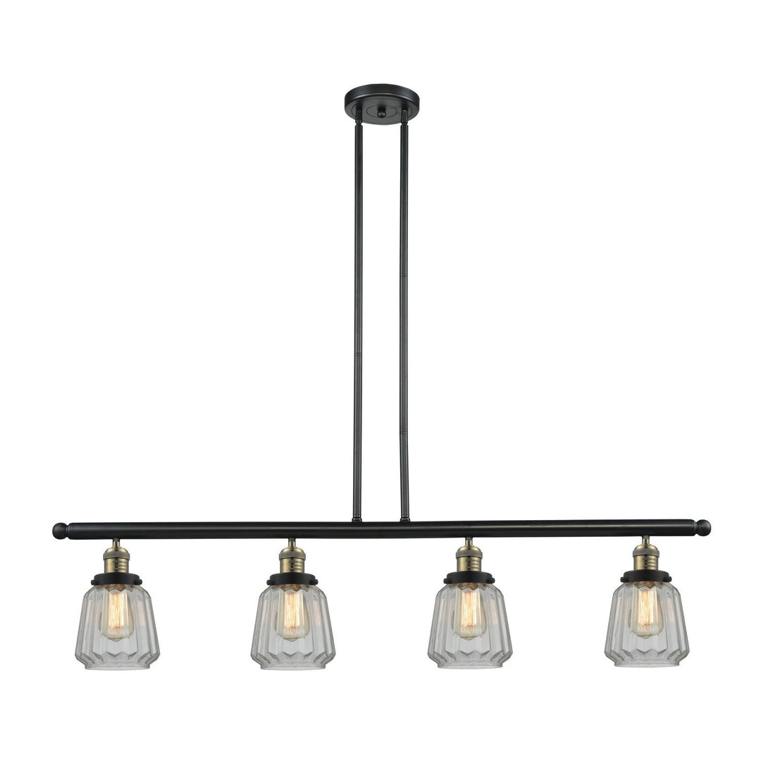 Innovations Franklin Restoration 214-BAB-G142-LED Pendant Light - Black Antique Brass