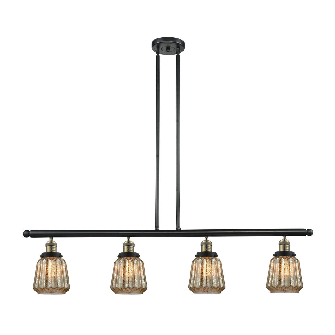 Innovations Franklin Restoration 214-BAB-G146 Pendant Light - Black Antique Brass