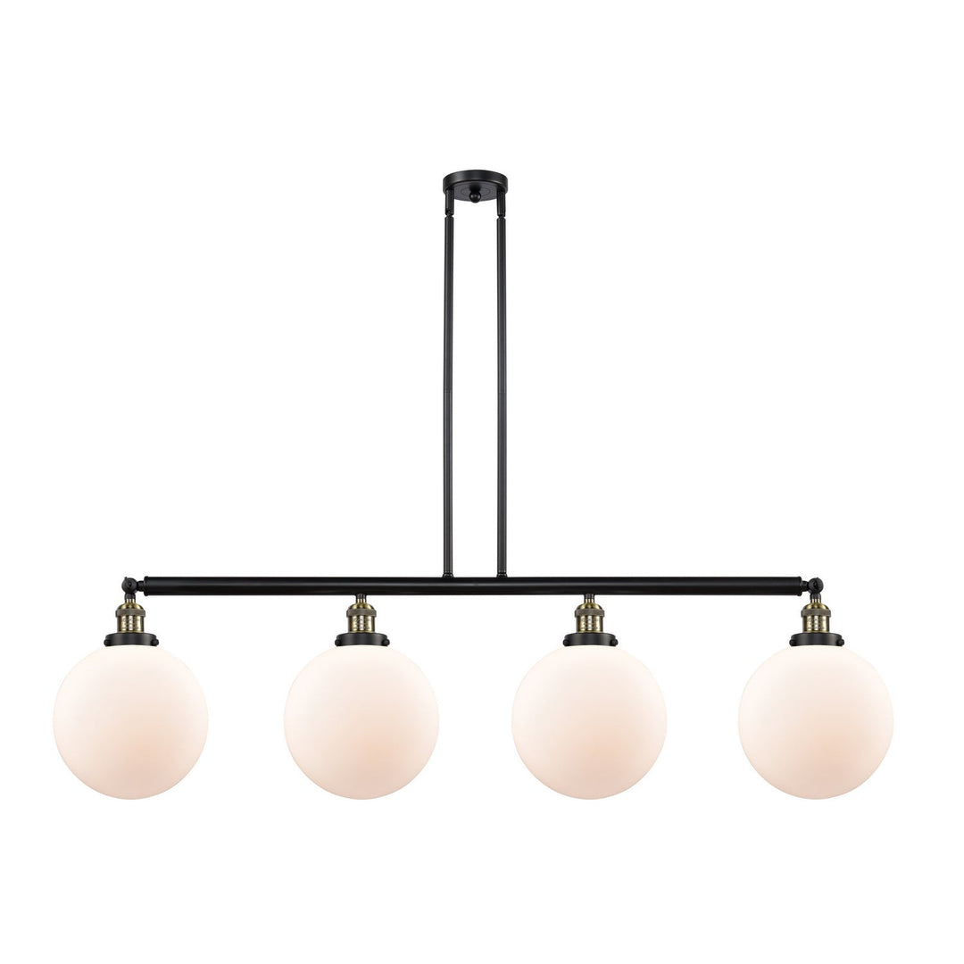 Innovations Franklin Restoration 214-BAB-G201-10 Pendant Light - Black Antique Brass