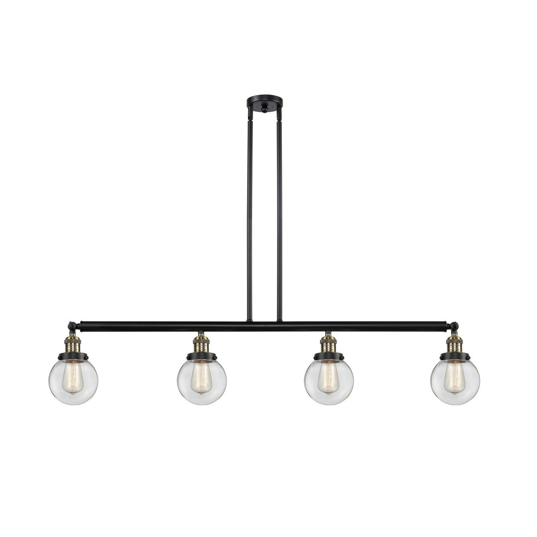 Innovations Franklin Restoration 214-BAB-G202-6-LED Pendant Light - Black Antique Brass
