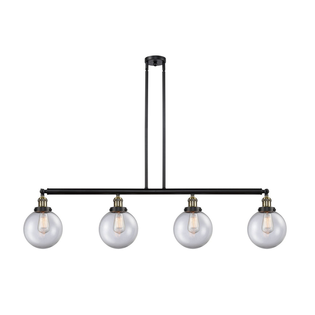 Innovations Franklin Restoration 214-BAB-G202-8 Pendant Light - Black Antique Brass