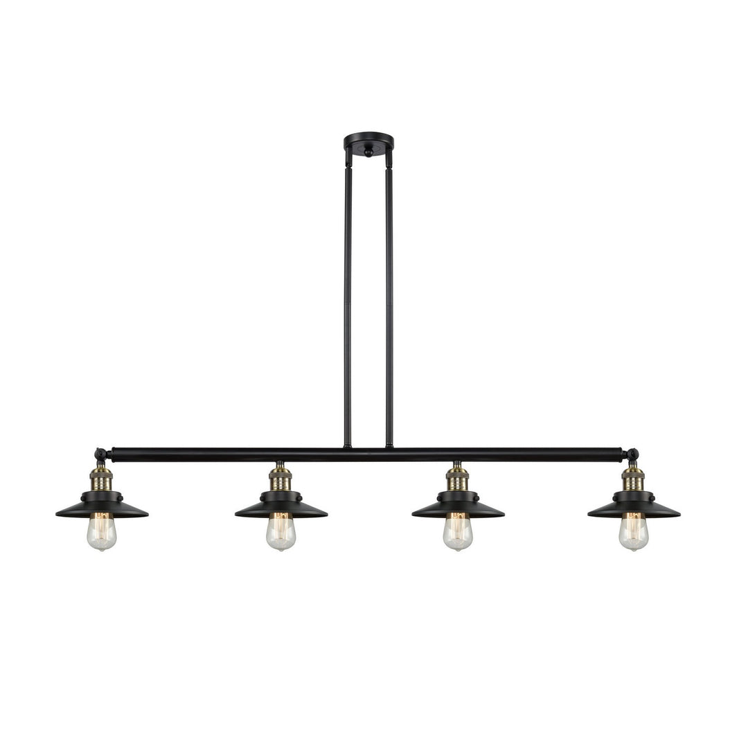 Innovations Franklin Restoration 214-BAB-M6 Pendant Light - Black Antique Brass