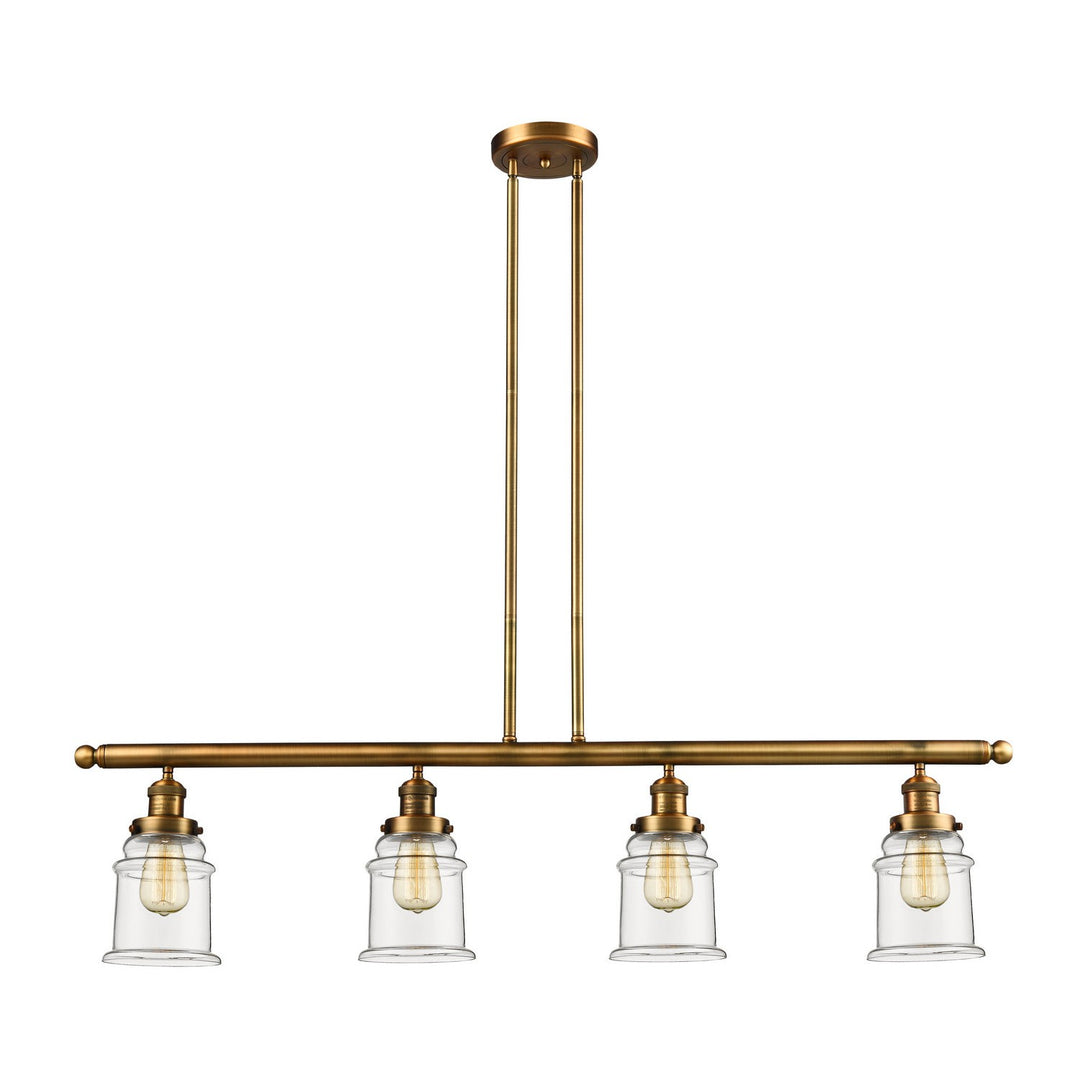 Innovations Franklin Restoration 214-BB-G182 Pendant Light - Brushed Brass
