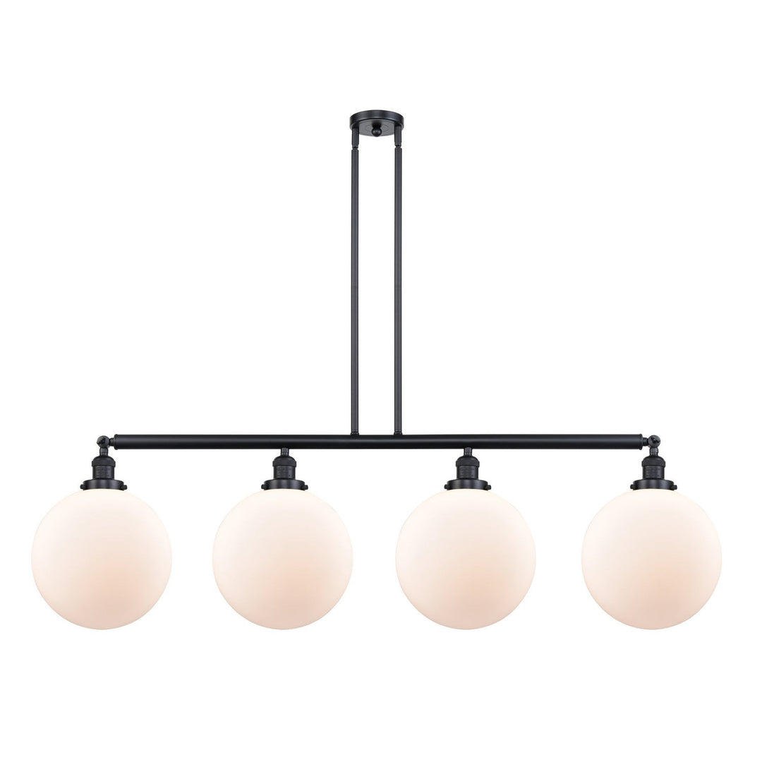 Innovations Franklin Restoration 214-BK-G201-12 Pendant Light - Matte Black