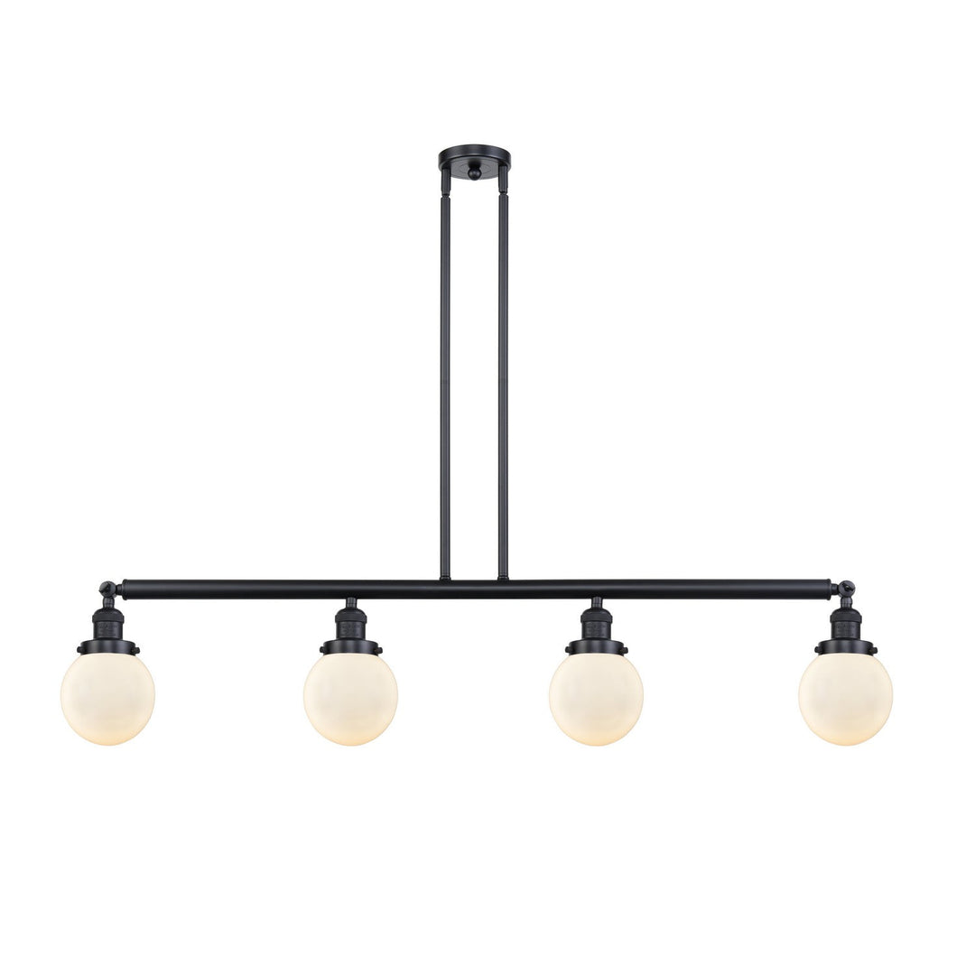 Innovations Franklin Restoration 214-BK-G201-6 Pendant Light - Matte Black