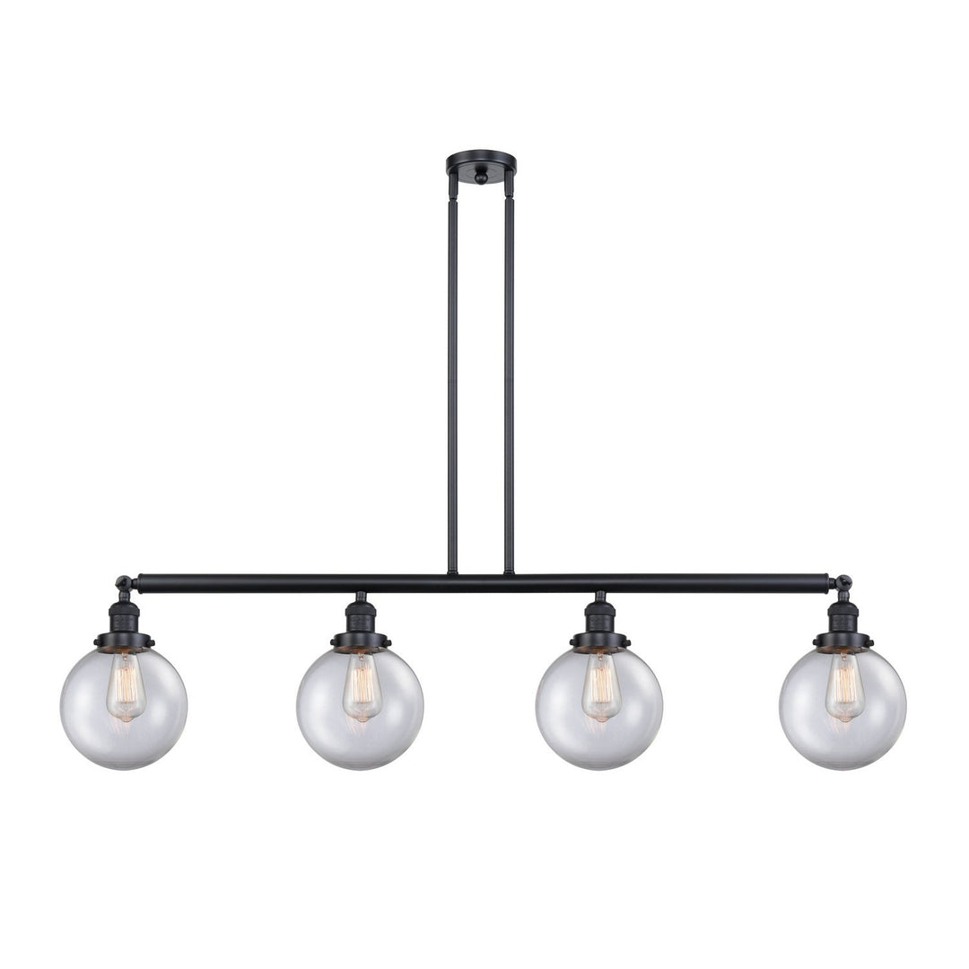 Innovations Franklin Restoration 214-BK-G202-8 Pendant Light - Matte Black