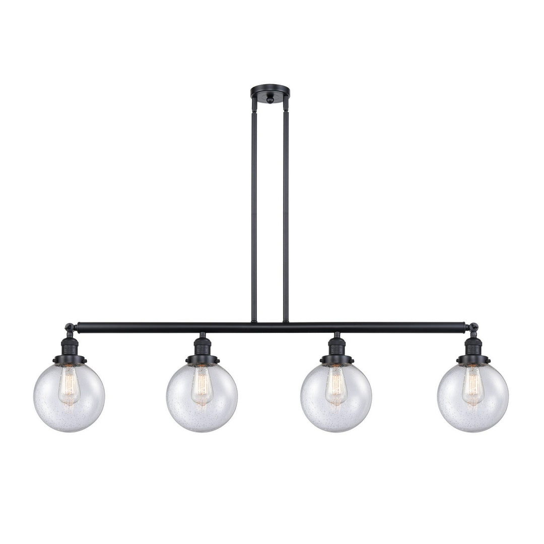 Innovations Franklin Restoration 214-BK-G204-8-LED Pendant Light - Matte Black