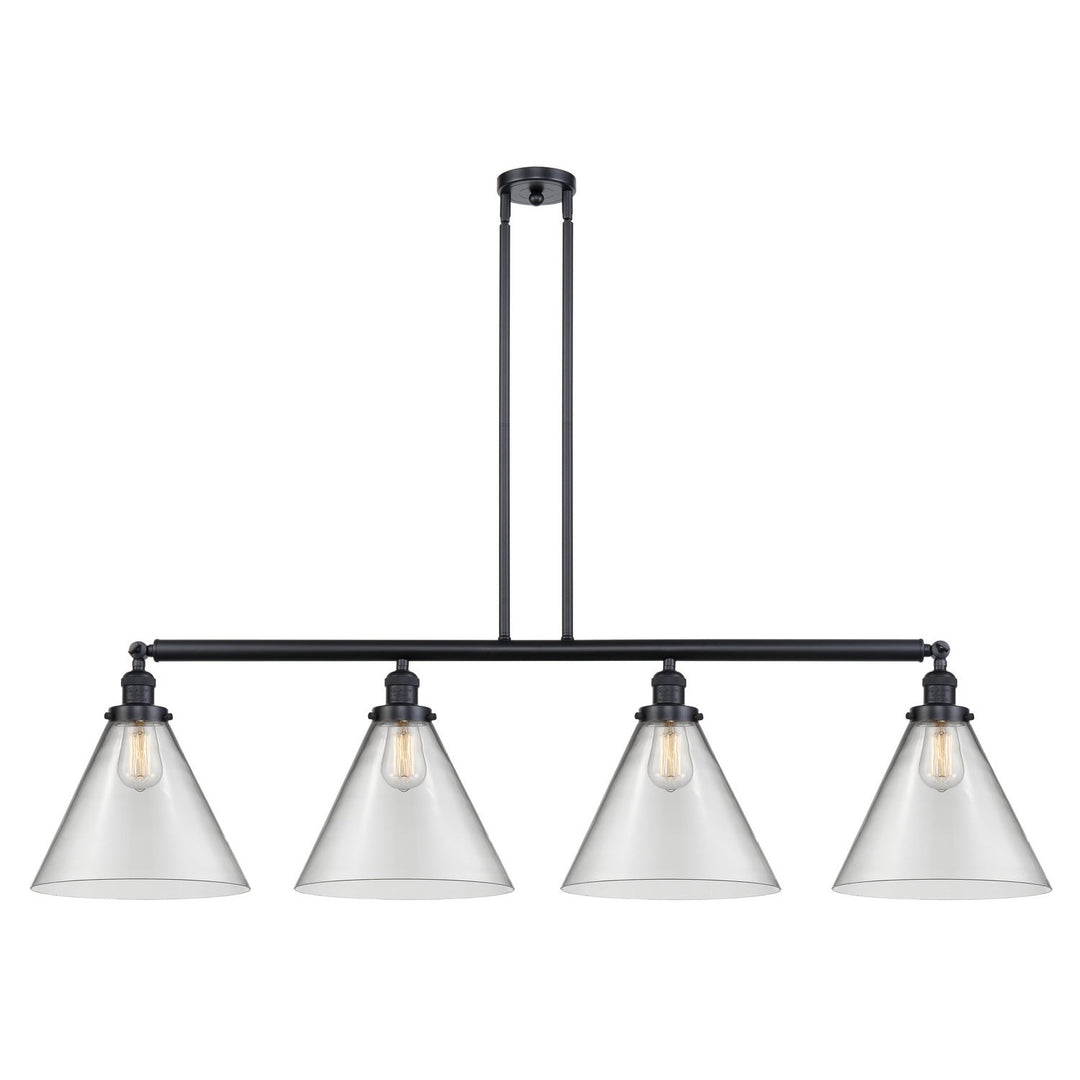 Innovations Franklin Restoration 214-BK-G42-L Pendant Light - Matte Black