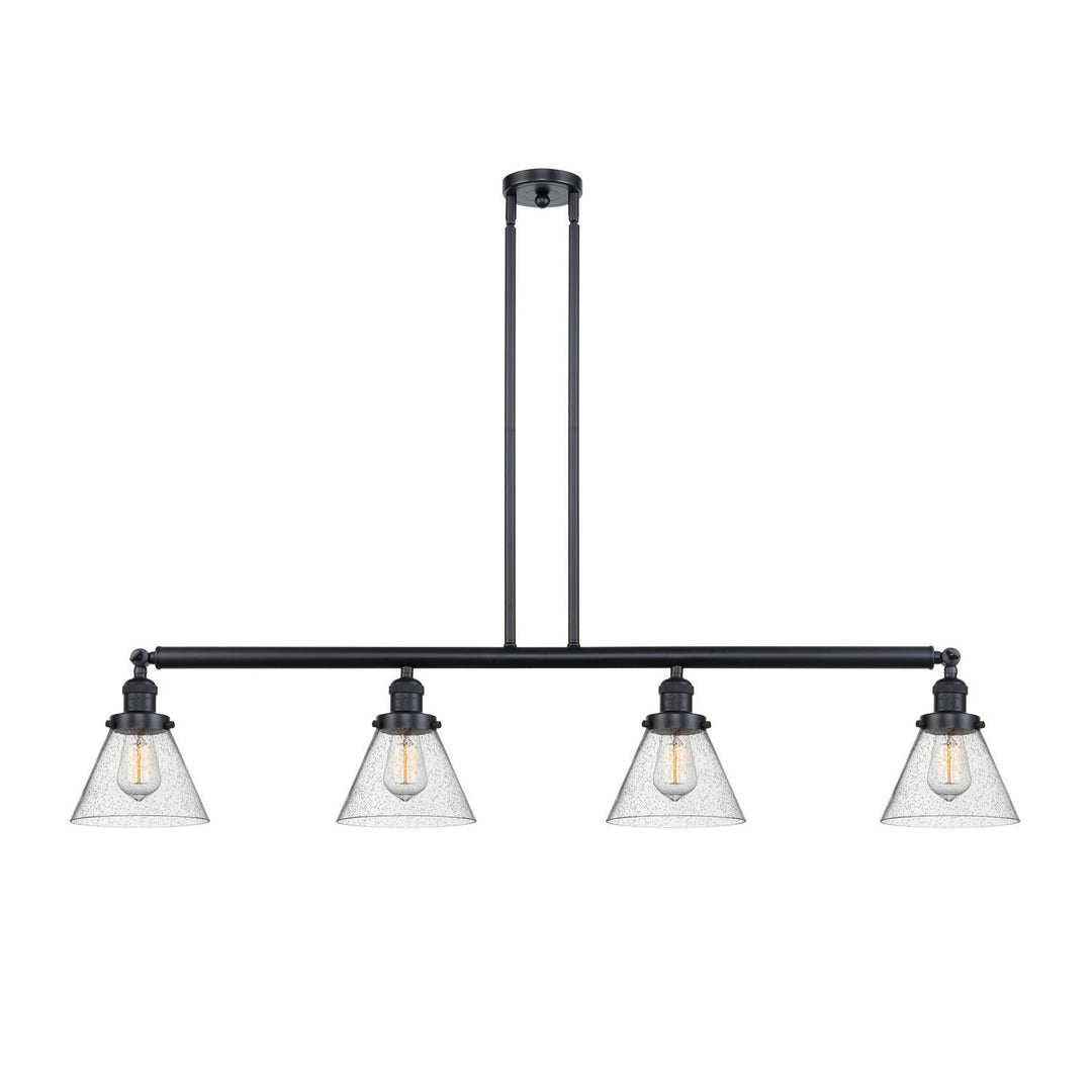 Innovations Franklin Restoration 214-BK-G44 Pendant Light - Matte Black