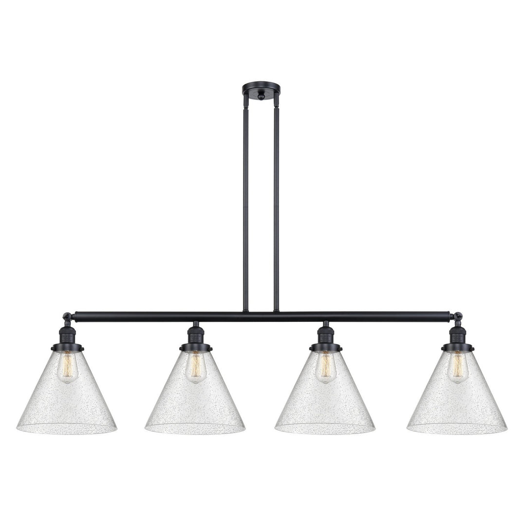Innovations Franklin Restoration 214-BK-G44-L Pendant Light - Matte Black