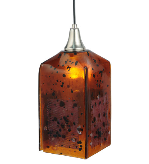 Meyda Tiffany Metro Fusion 123746 Pendant Light - Brass Tint, Brushed Nickel