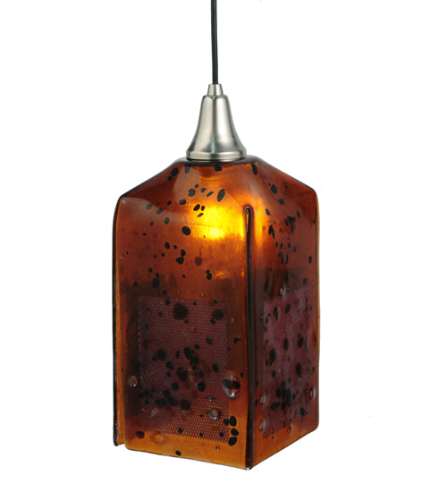 Meyda Tiffany Metro Fusion 123746 Pendant Light - Brass Tint, Brushed Nickel