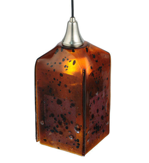 Meyda Tiffany Metro Fusion 123746 Pendant Light - Brass Tint, Brushed Nickel