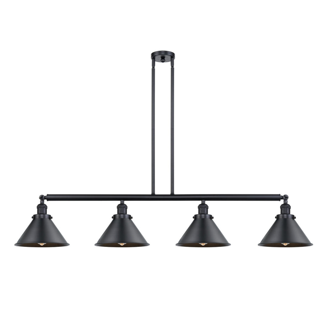 Innovations Franklin Restoration 214-BK-M10-BK Pendant Light - Matte Black