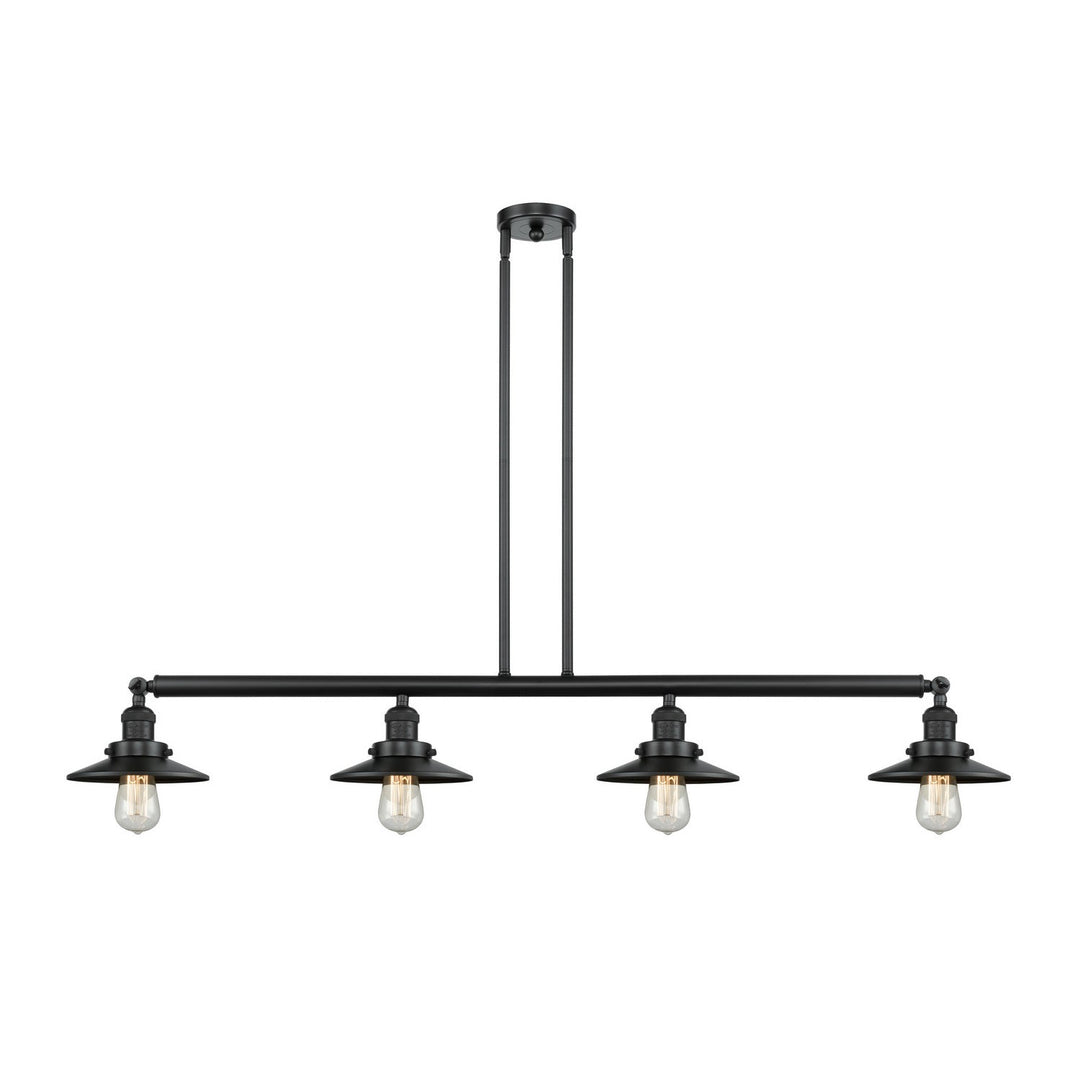 Innovations Franklin Restoration 214-BK-M6 Pendant Light - Matte Black