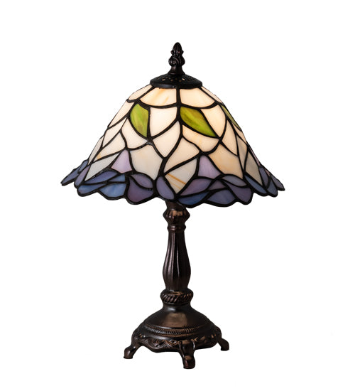 Meyda Tiffany Lighting 123761 Daffodil One Light Table Lamp Lamp Bronze / Dark