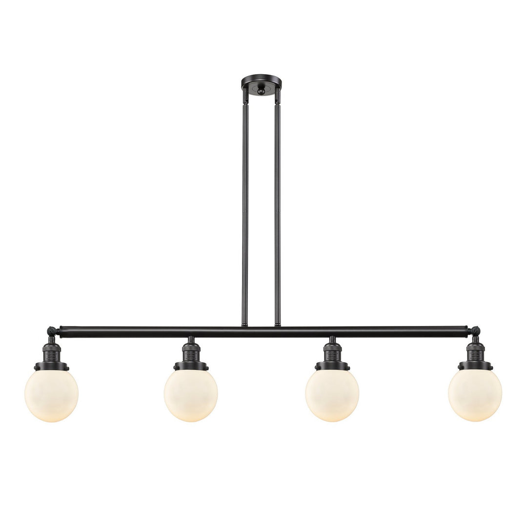 Innovations Franklin Restoration 214-OB-G201-6-LED Pendant Light - Oil Rubbed Bronze