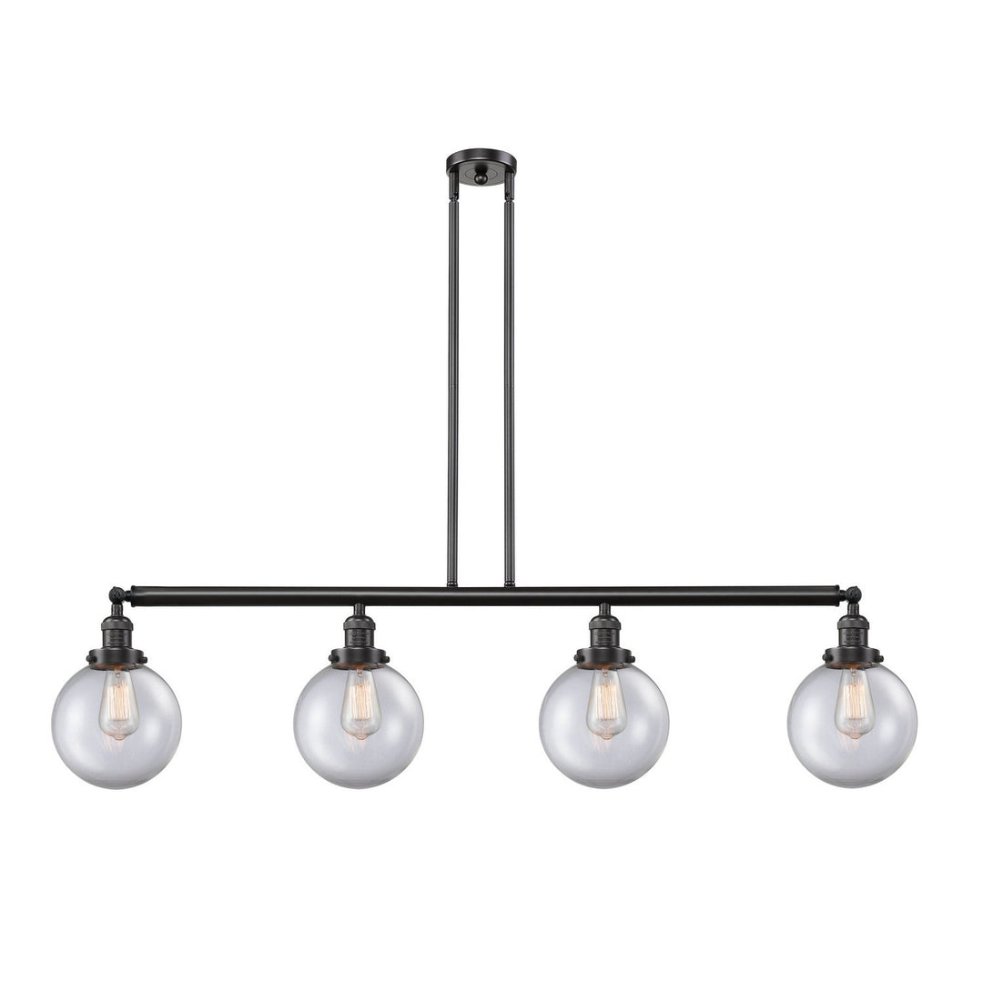 Innovations Franklin Restoration 214-OB-G202-8-LED Pendant Light - Oil Rubbed Bronze