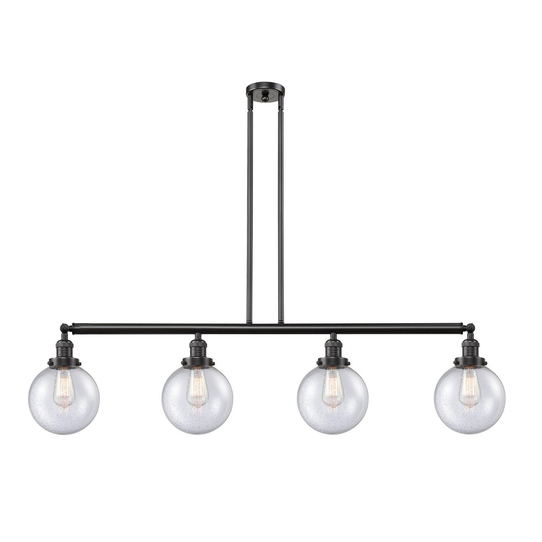 Innovations Franklin Restoration 214-OB-G204-8 Pendant Light - Oil Rubbed Bronze