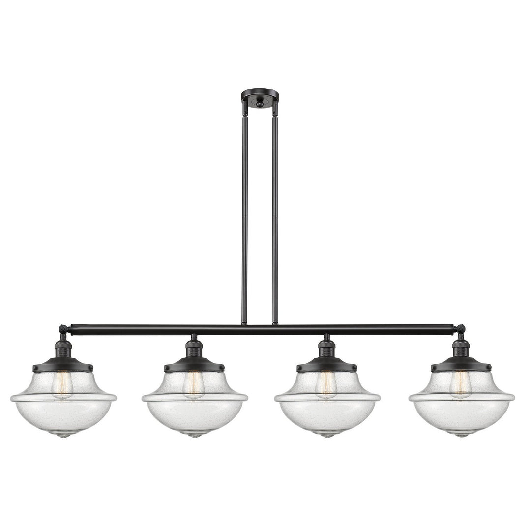 Innovations Franklin Restoration 214-OB-G544-LED Pendant Light - Oil Rubbed Bronze