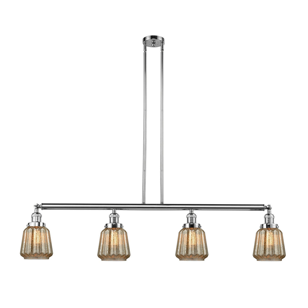 Innovations Franklin Restoration 214-PC-G146 Pendant Light - Polished Chrome