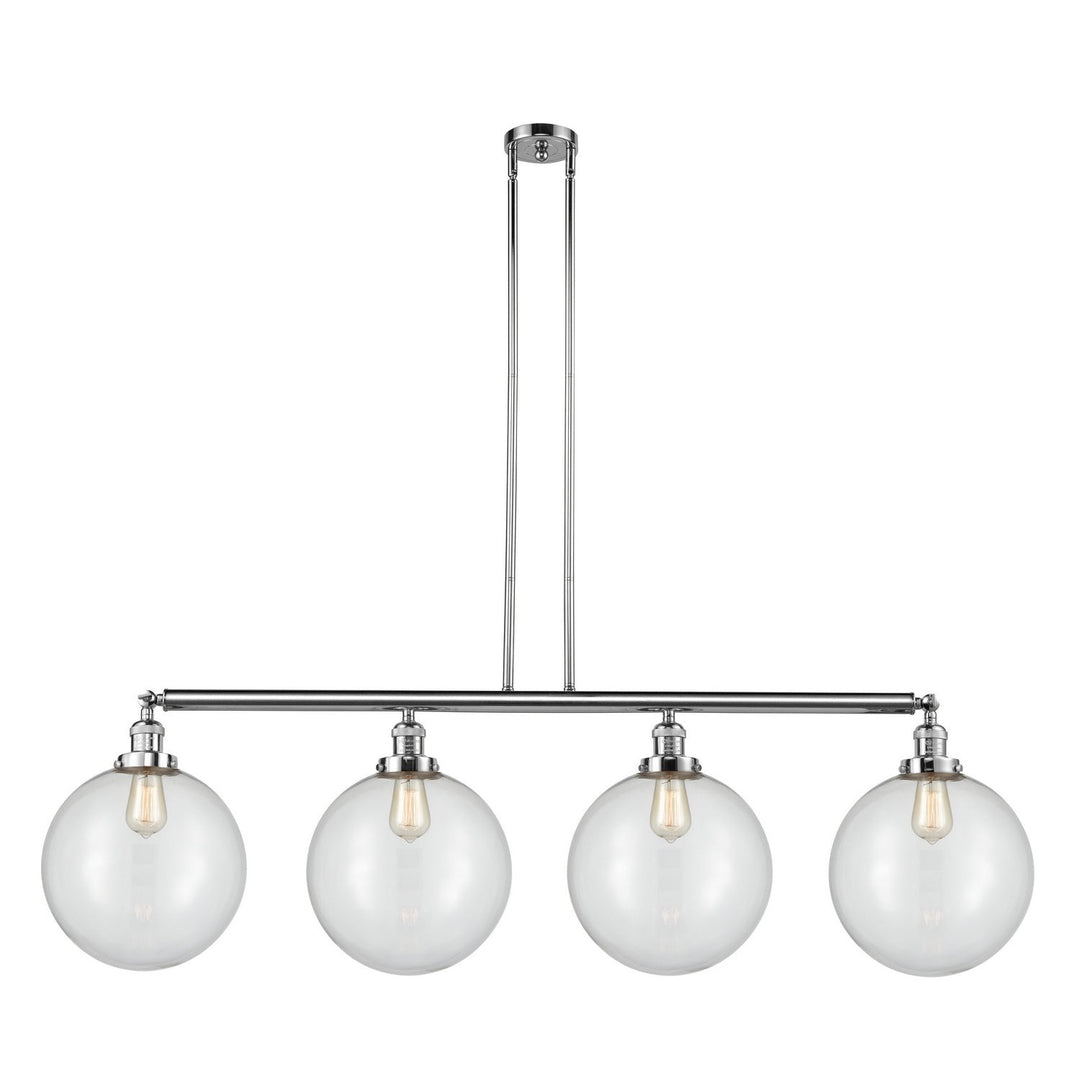 Innovations Franklin Restoration 214-PC-G202-12 Pendant Light - Polished Chrome