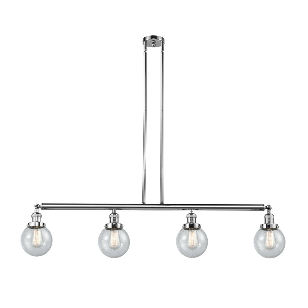 Innovations Franklin Restoration 214-PC-G204-6 Pendant Light - Polished Chrome