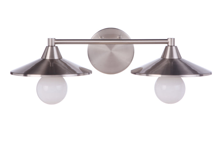 Craftmade Isaac 12519BNK2 Bath Vanity Light 20 in. wide - Brushed Polished Nickel