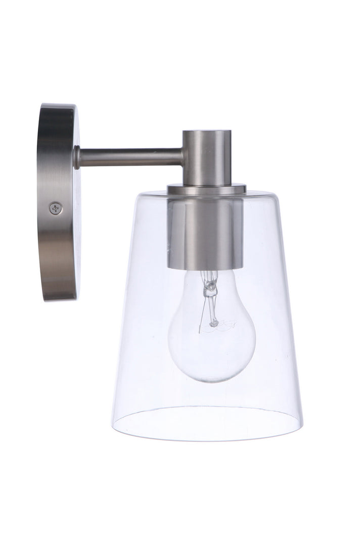 Craftmade Emilio 12605BNK1 Wall Sconce Light - Brushed Polished Nickel