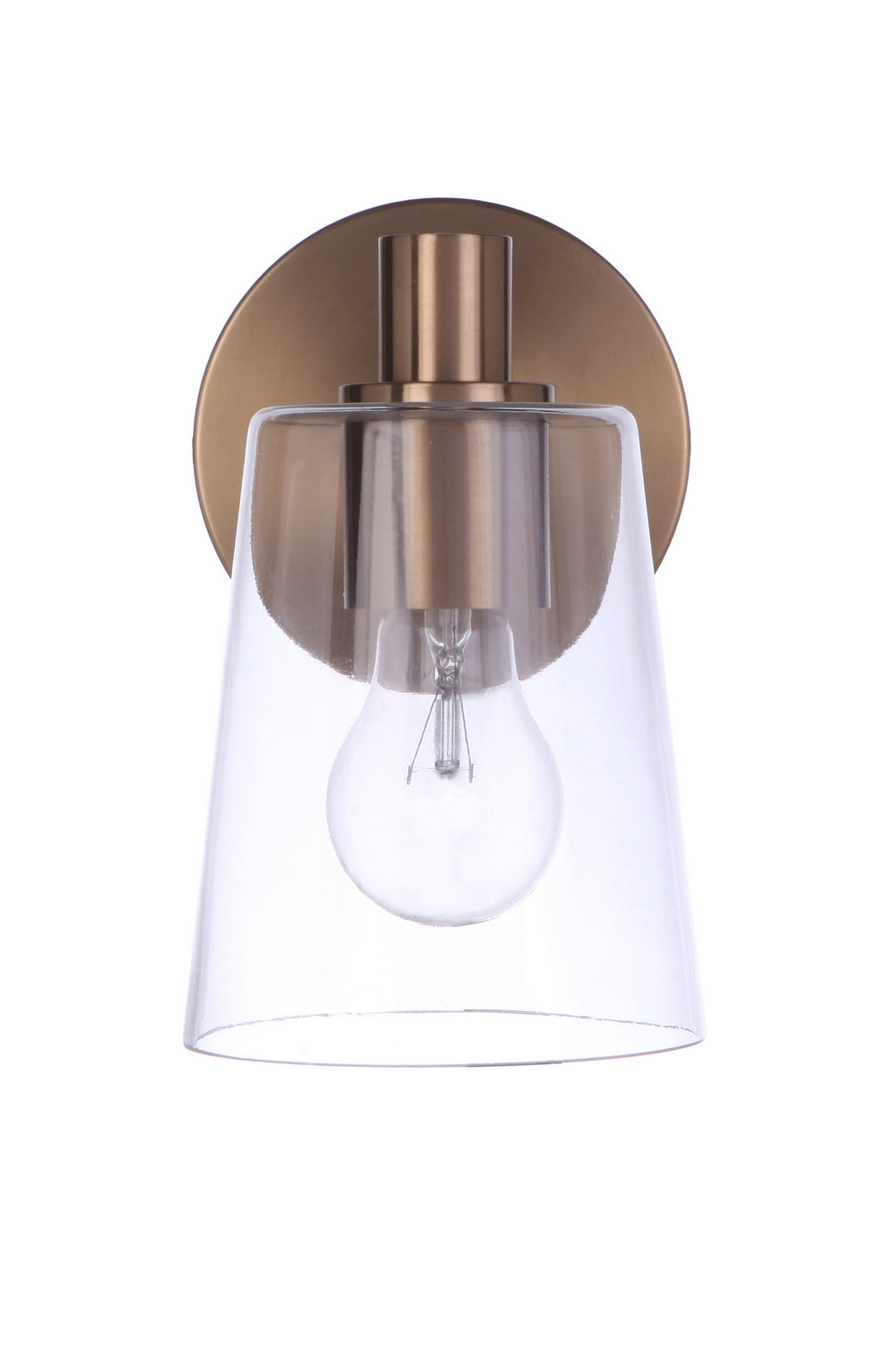 Craftmade Emilio 12605SB1 Wall Sconce Light - Satin Brass