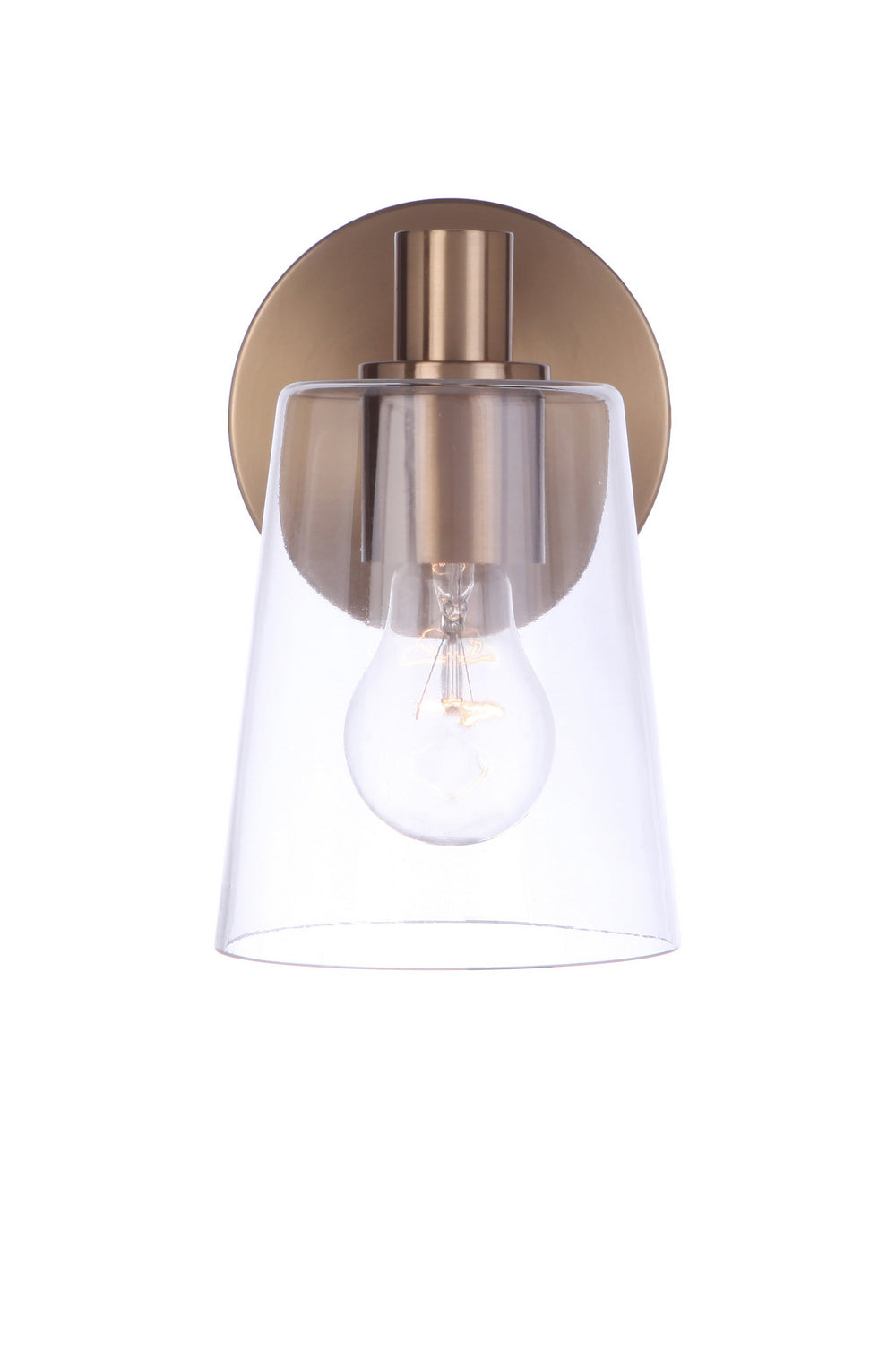 Craftmade Emilio 12605SB1 Wall Sconce Light - Satin Brass