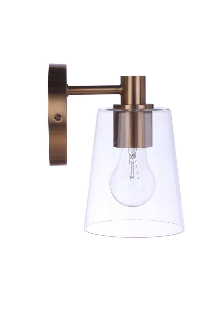 Craftmade Emilio 12605SB1 Wall Sconce Light - Satin Brass