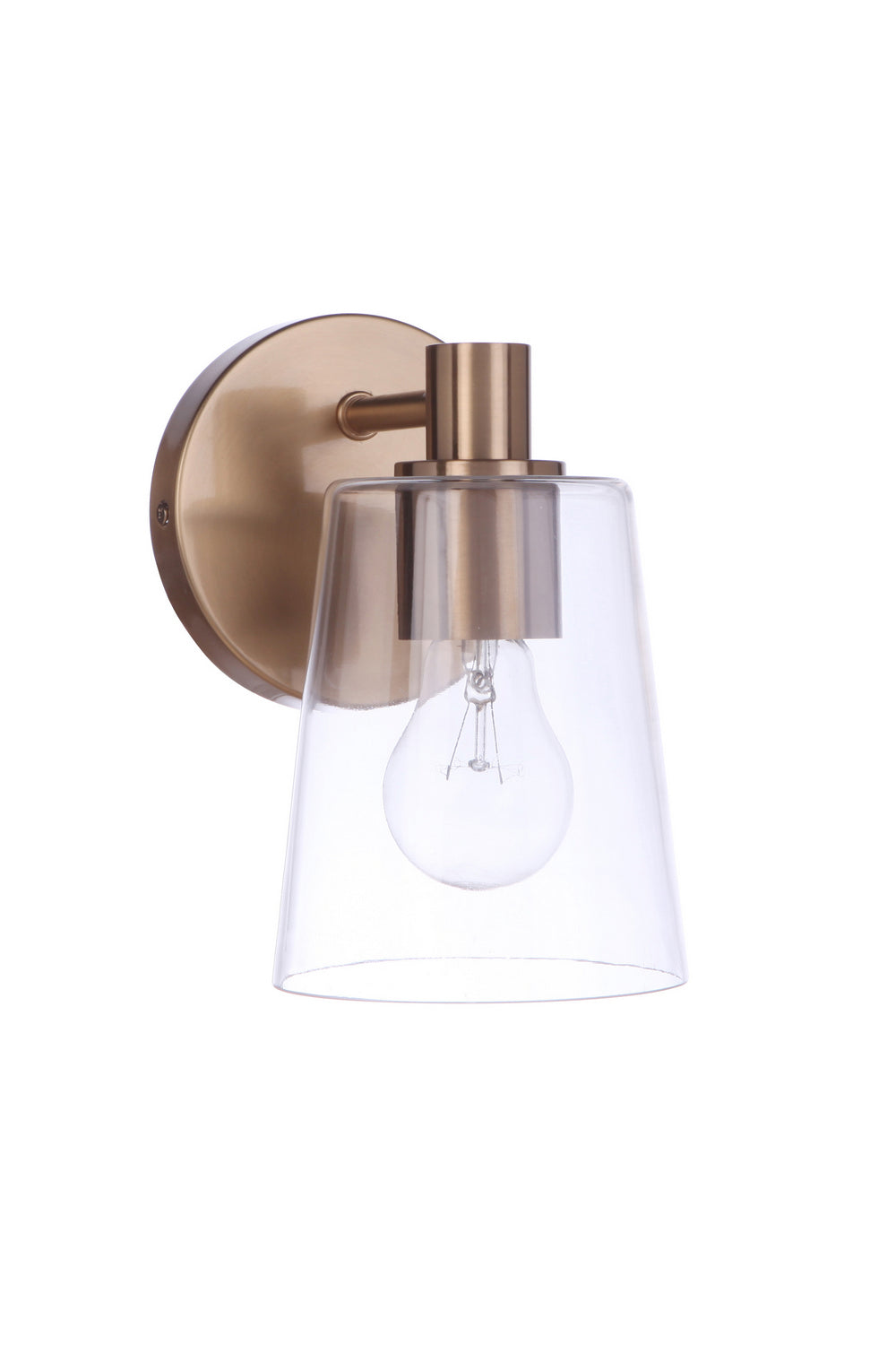 Craftmade Emilio 12605SB1 Wall Sconce Light - Satin Brass