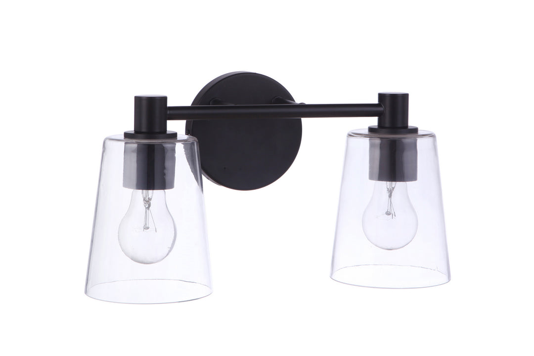 Craftmade Emilio 12615FB2 Bath Vanity Light 16 in. wide - Flat Black