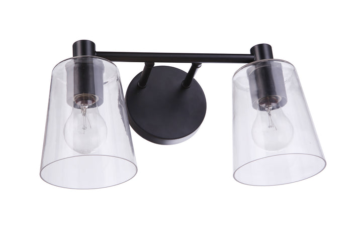 Craftmade Emilio 12615FB2 Bath Vanity Light 16 in. wide - Flat Black