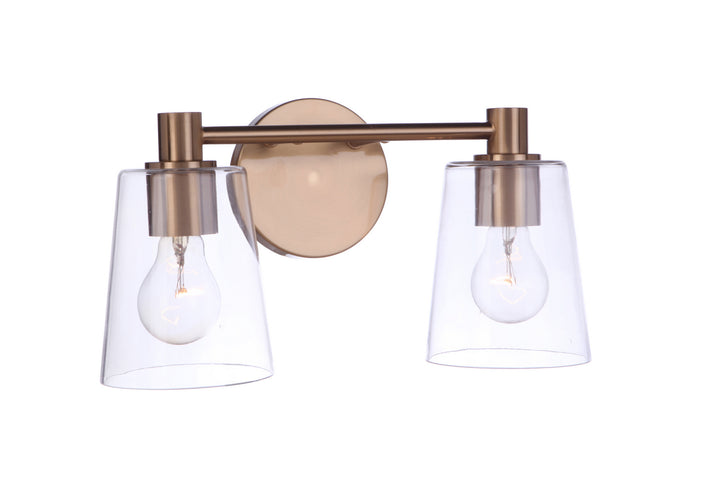 Craftmade Emilio 12615SB2 Bath Vanity Light 16 in. wide - Satin Brass