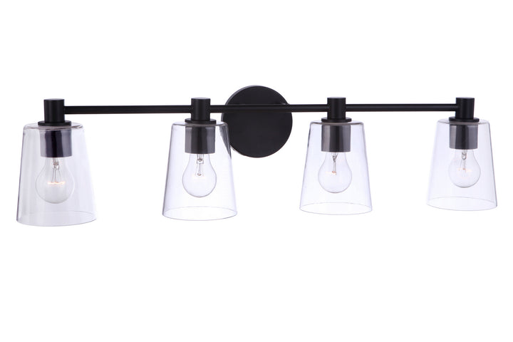 Craftmade Emilio 12633FB4 Bath Vanity Light 33 in. wide - Flat Black