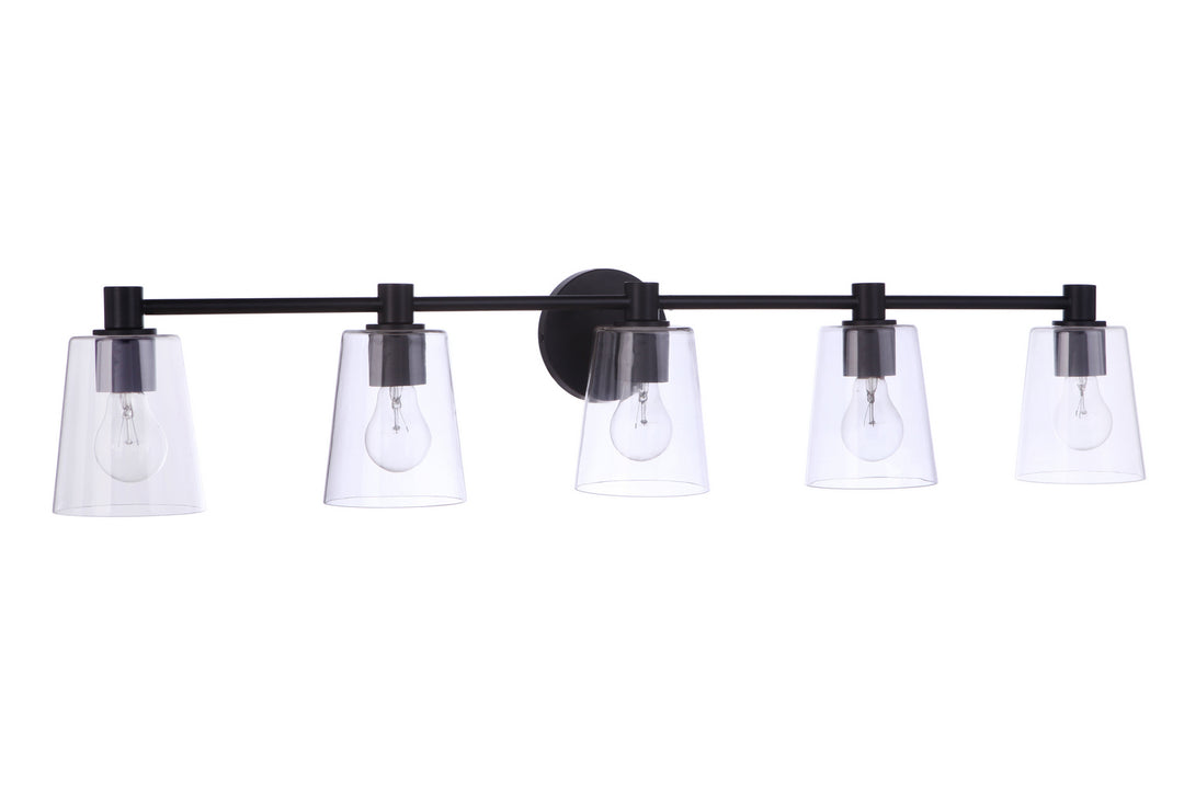 Craftmade Emilio 12642FB5 Bath Vanity Light 42 in. wide - Flat Black