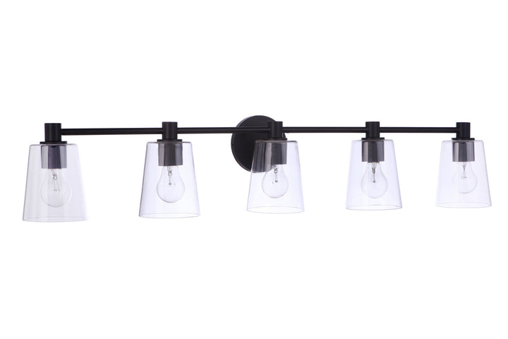 Craftmade Emilio 12642FB5 Bath Vanity Light 42 in. wide - Flat Black