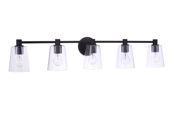 Craftmade Emilio 12642FB5 Bath Vanity Light 42 in. wide - Flat Black