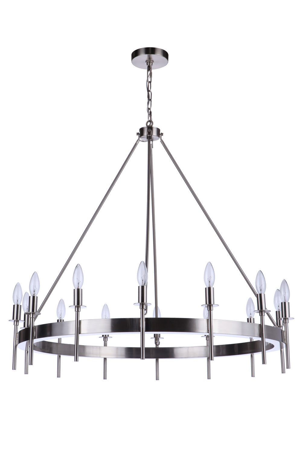 Craftmade Larrson 54314-BNK Chandelier Light - Brushed Polished Nickel