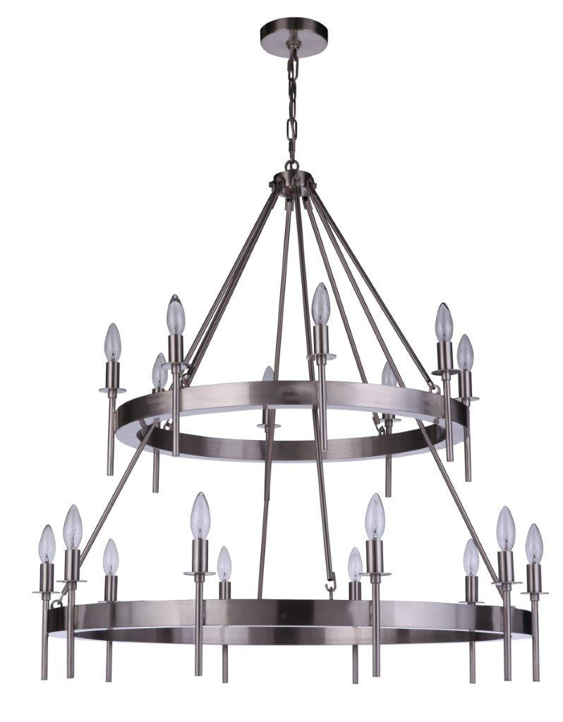 Craftmade Larrson 54318-BNK Chandelier Light - Brushed Polished Nickel