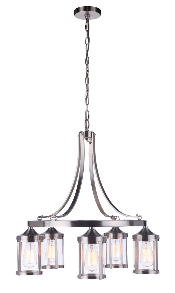 Craftmade Elliot 55325-BNK Chandelier Light - Brushed Polished Nickel