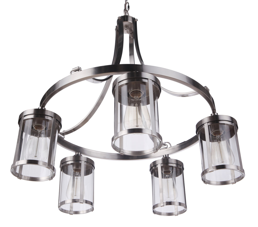 Craftmade Elliot 55325-BNK Chandelier Light - Brushed Polished Nickel