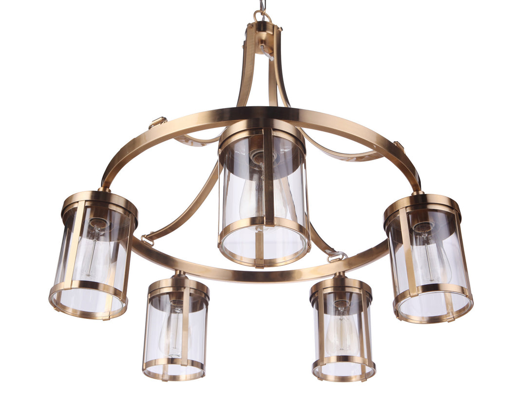 Craftmade Elliot 55325-SB Chandelier Light - Satin Brass