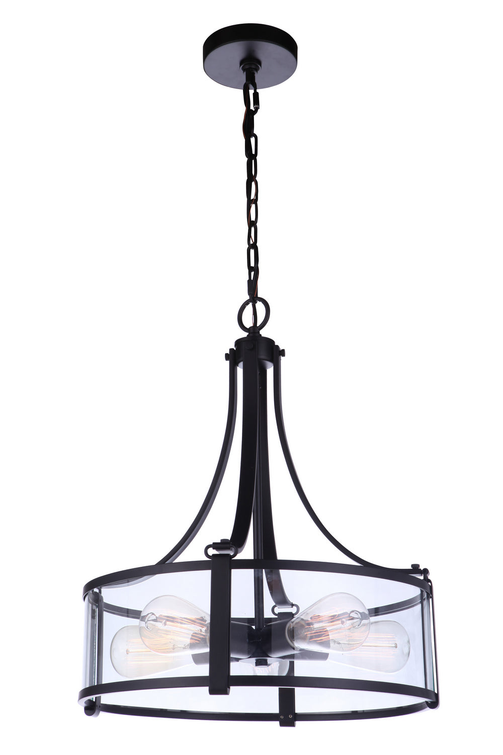 Craftmade Elliot 55395-FB Chandelier Light - Flat Black